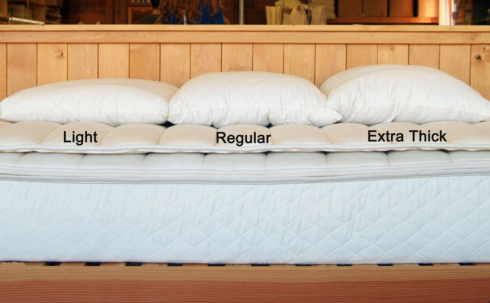 Certified Organic Wool Bed Pillow by Holy Lamb Organics – view 7
