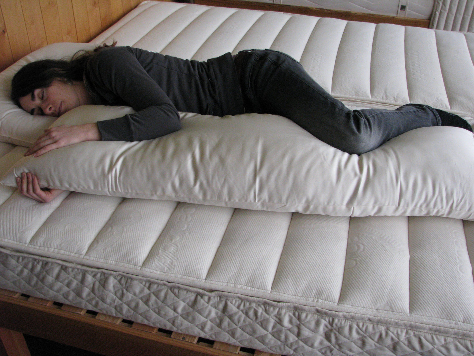 Certified Organic Wool Body Pillow by Holy Lamb Organics – view 9