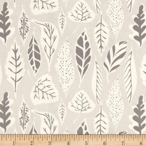 Hello Bear Leaflet Eucalyptus Fabric by the Yard | 100% Cotton-Fabric-Dawn-Jack and Jill Boutique