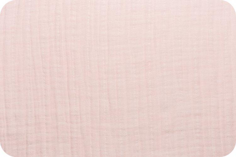 Solid Embrace Baby Pink | Double Gauze Cotton-Fabric-Jack and Jill Boutique