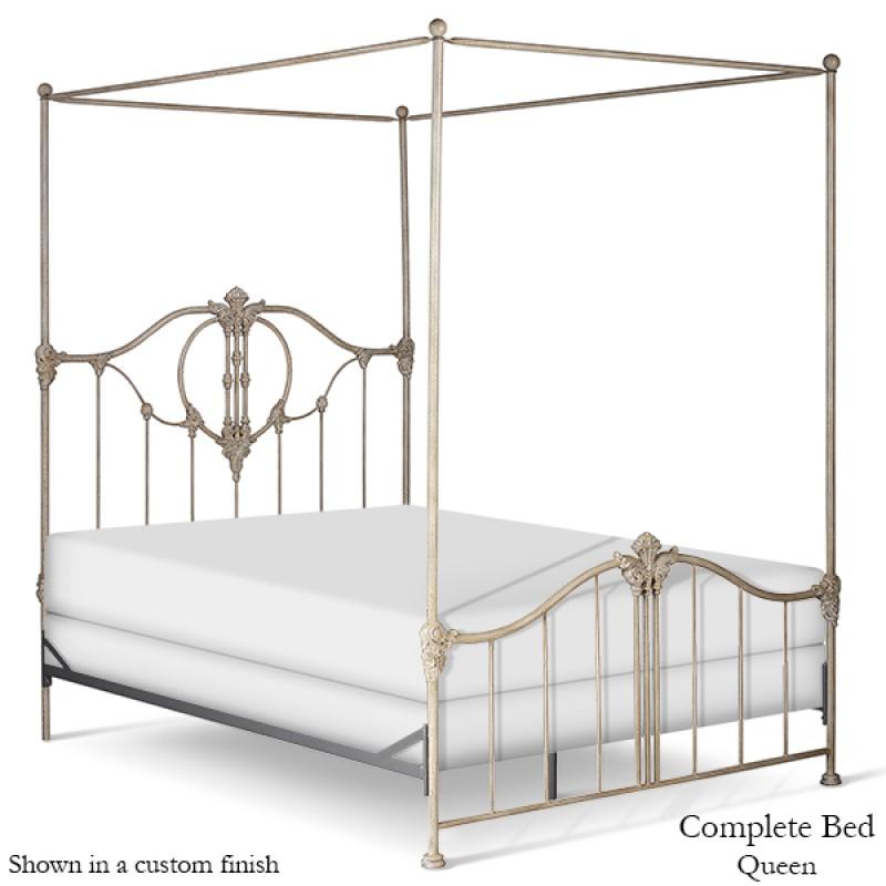 Corsican Iron Canopy Bed 42918 | Bastia Canopy Bed-Canopy Bed-Jack and Jill Boutique