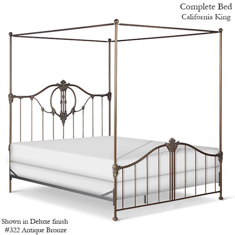 Corsican Iron Canopy Bed 42918 | Bastia Canopy Bed-Canopy Bed-Jack and Jill Boutique