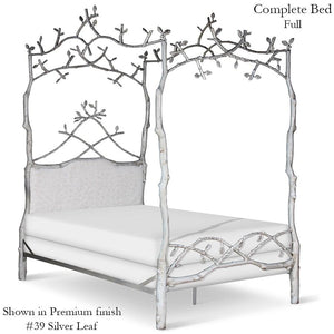 Corsican Iron Canopy Bed 43142 | Forest Dreams Canopy Bed with Upholstery-Canopy Bed-Jack and Jill Boutique