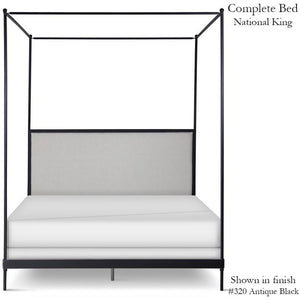 Corsican Iron Canopy Bed 43788 | Upholstered Canopy Bed-Canopy Bed-Jack and Jill Boutique