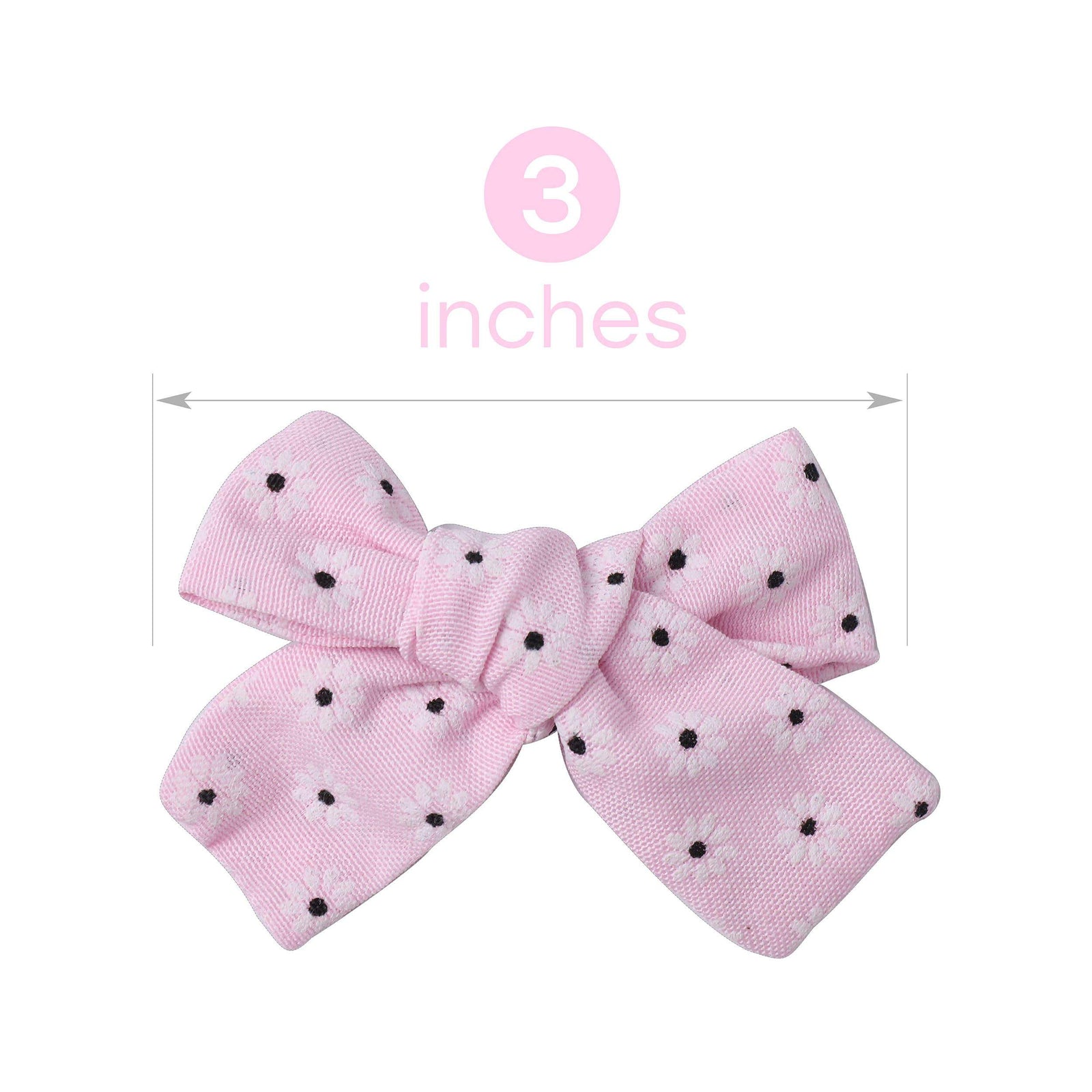 Floral hair clips bows for toddler girls - girl hair accessories barrettes - bow alligator clip for Teens Kids Toddlers (Linen Mix)-BEAUTY-Jack and Jill Boutique