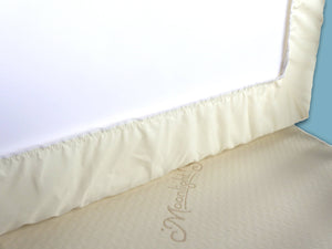 Premium Cotton Mini Crib Mattress Pad - Waterproof-Mattress Cover-Jack and Jill Boutique