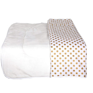 Gold dots Blanket-Baby Blanket-Jack and Jill Boutique