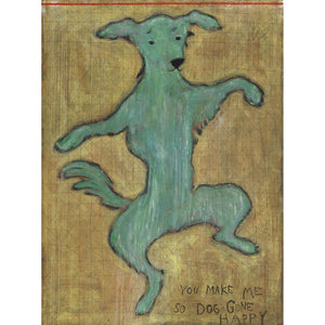 ART PRINT - Dancing Dog-Art Print-43" x 57"-Gallery Wrap-Jack and Jill Boutique