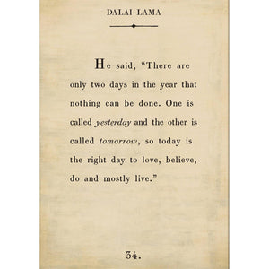 Dalai Lama - Book Collection Art Print-Art Print-Jack and Jill Boutique