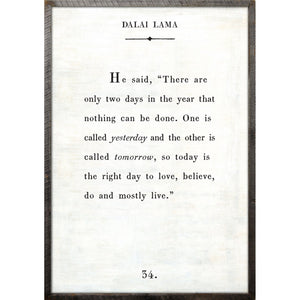 Dalai Lama - Book Collection Art Print-Art Print-Jack and Jill Boutique