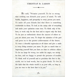 Christian Larson - Book Collection Art Print-Art Print-Jack and Jill Boutique