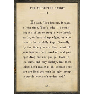 The Velveteen Rabbit - Book Collection Art Print-Art Print-Jack and Jill Boutique
