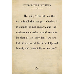Frederick Buechner - Book Collection Art Print-Art Print-Jack and Jill Boutique