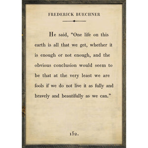 Frederick Buechner - Book Collection Art Print-Art Print-Jack and Jill Boutique