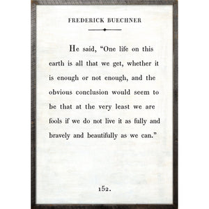 Frederick Buechner - Book Collection Art Print-Art Print-Jack and Jill Boutique