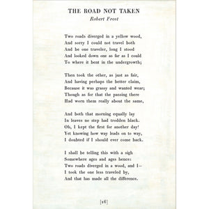 The Road Not Taken - Poetry Collection Art Print-Art Print-Jack and Jill Boutique