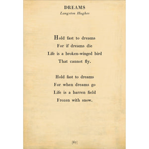 Dreams - Poetry Collection Art Print-Art Print-Jack and Jill Boutique