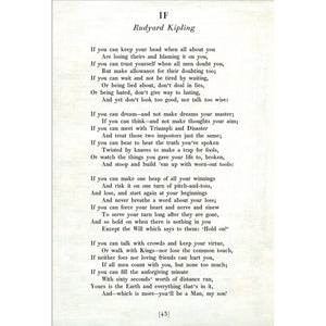 If - Poetry Collection Art Print-Art Print-Jack and Jill Boutique