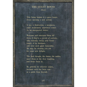 The Guest House - Poetry Collection Art Print-Art Print-Jack and Jill Boutique