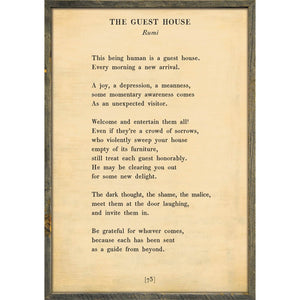 The Guest House - Poetry Collection Art Print-Art Print-Jack and Jill Boutique