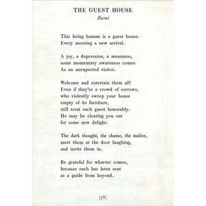 The Guest House - Poetry Collection Art Print-Art Print-Jack and Jill Boutique