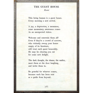 The Guest House - Poetry Collection Art Print-Art Print-Jack and Jill Boutique