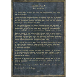 Desiderata - Poetry Collection Art Print-Art Print-Jack and Jill Boutique