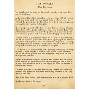 Desiderata - Poetry Collection Art Print-Art Print-Jack and Jill Boutique