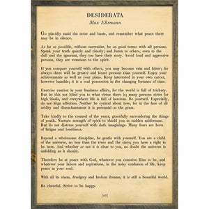 Desiderata - Poetry Collection Art Print-Art Print-Jack and Jill Boutique
