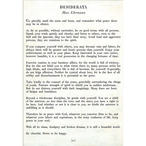 Desiderata - Poetry Collection Art Print-Art Print-Jack and Jill Boutique