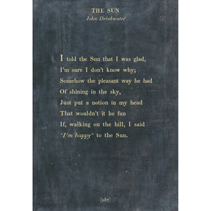 The Sun - Poetry Collection Art Print-Art Print-Jack and Jill Boutique