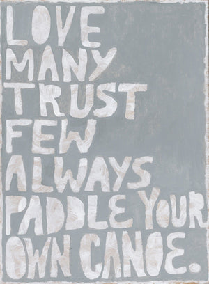 ART PRINT - PADDLE YOUR OWN CANOE-Art Print-Jack and Jill Boutique