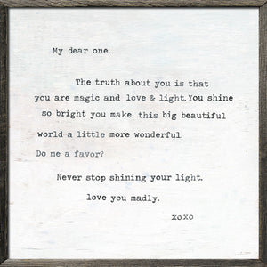 ART PRINT - NEVER STOP SHINING-Art Print-Jack and Jill Boutique