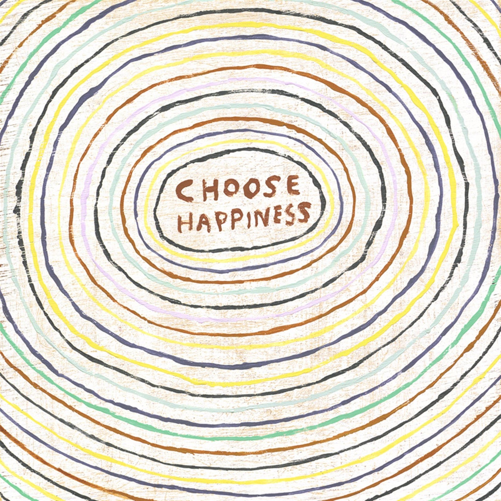ART PRINT - CHOOSE HAPPINESS-Art Print-24" x 24"-Gallery Wrap-Jack and Jill Boutique