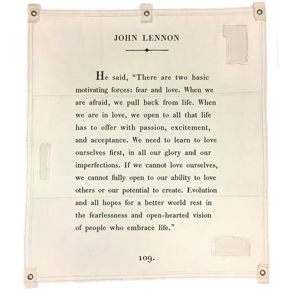 Wall Tarp - Quote from John Lennon Wall Hanging-Wall Tarp-Jack and Jill Boutique