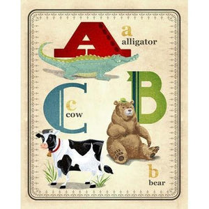 ABC Animals | Canvas Wall Art-Canvas Wall Art-Jack and Jill Boutique