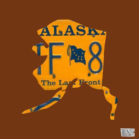 Alaska License Plate CHOCOLATE Map | Canvas Wall Art-Canvas Wall Art-Jack and Jill Boutique