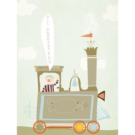 All Aboard | Canvas Wall Art-Canvas Wall Art-Jack and Jill Boutique