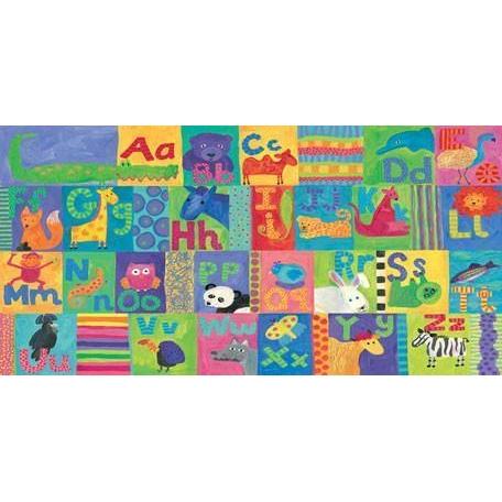 Alligator Alphabet | Canvas Wall Art-Canvas Wall Art-Jack and Jill Boutique
