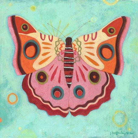 Aqua Peace Butterfly | Canvas Wall Art-Canvas Wall Art-Jack and Jill Boutique