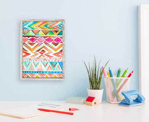 Azalea Stripe - Mini Framed Canvas-Mini Framed Canvas-Jack and Jill Boutique