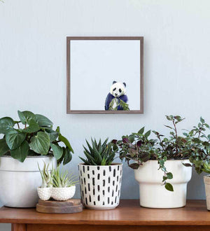 Baby Panda Cub - Mini Framed Canvas-Mini Framed Canvas-Jack and Jill Boutique