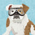 Barkley & Wagz - Bulldog | Canvas Wall Art-Canvas Wall Art-Jack and Jill Boutique