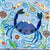 Blue Crab | Canvas Wall Art-Canvas Wall Art-Jack and Jill Boutique