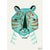Blue Tiger | Canvas Wall Art-Canvas Wall Art-Jack and Jill Boutique
