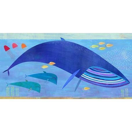 Blue Whale Bunch | Canvas Wall Art-Canvas Wall Art-Jack and Jill Boutique