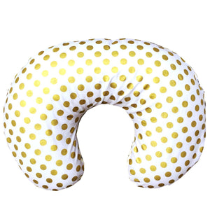 Boppy Covers | Metallic Gold Dots-Boppy Cover-Jack and Jill Boutique