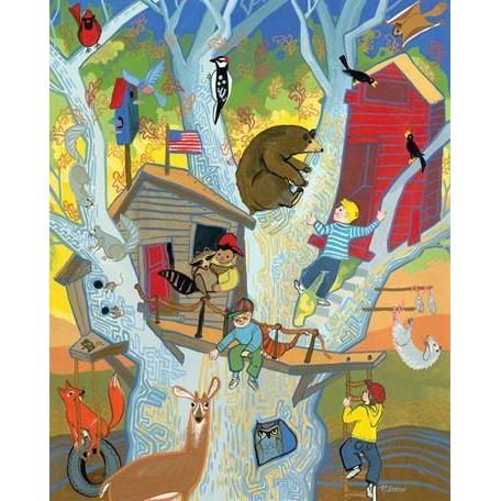 Boy's Tree House | Canvas Wall Art-Canvas Wall Art-Jack and Jill Boutique