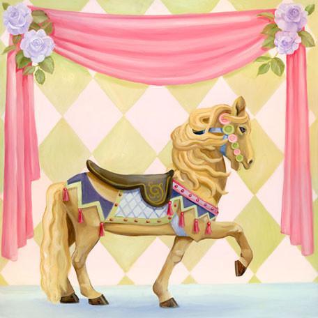 Carousel Horse | Canvas Wall Art-Canvas Wall Art-Jack and Jill Boutique