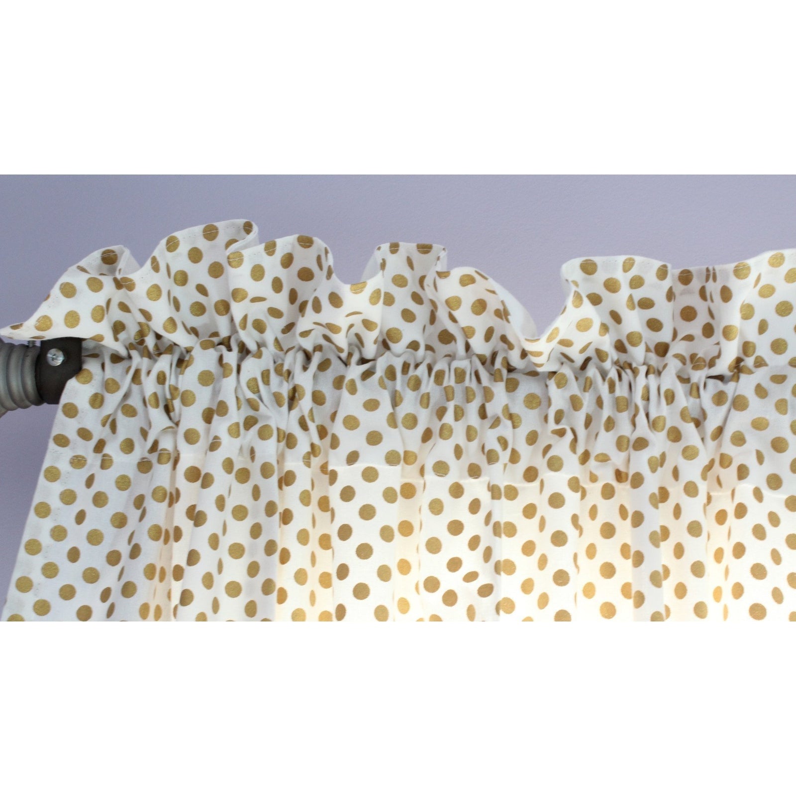 Chrissy's Girl Baby Bedding - Metallic Gold Dots with White to Mint Ombre Waterfall Ruffle Skirt-Crib Bedding Set-Jack and Jill Boutique